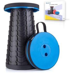 Upgraded Folding Stool Lightweight Yet More Sturdy with Load Capacity 400lbs